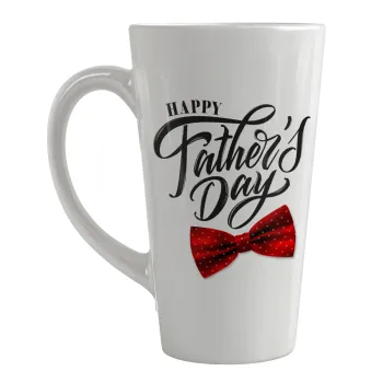 Happy father's Days, Κούπα κωνική Latte Μεγάλη, κεραμική, 450ml