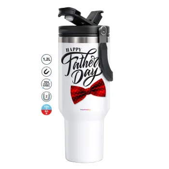 Happy father's Days, Mega Stainless steel Tumbler with lid, double wall 1,2L