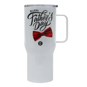 Happy father's Days, Tumbler με καπάκι, διπλού τοιχώματος (θερμό) 750L