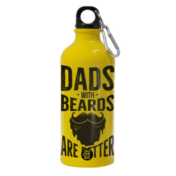 Dad's with beards are better, Water bottle 600ml