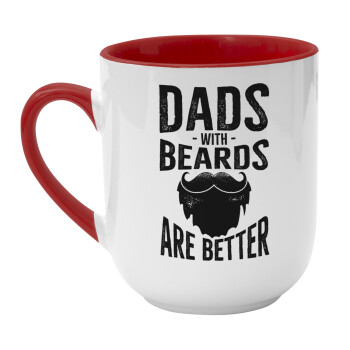 Dad's with beards are better, Κούπα κεραμική tapered 260ml