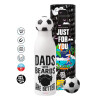 Soccer Metal mug thermos, double wall, 550ml
