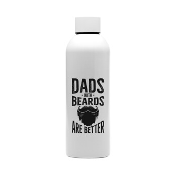 Dad's with beards are better, Μεταλλικό παγούρι νερού, 304 Stainless Steel 800ml