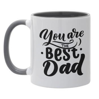 You are the best Dad, Mug colored grey, ceramic, 330ml