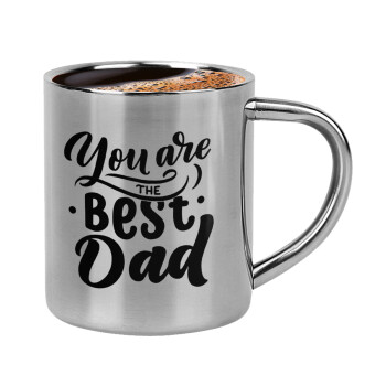 You are the best Dad, Κουπάκι μεταλλικό διπλού τοιχώματος για espresso (220ml)