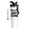 Mega Stainless steel Tumbler with lid, double wall 1,2L