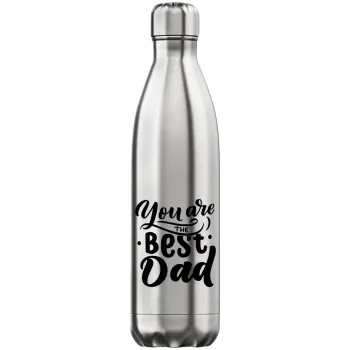 You are the best Dad, Inox (Stainless steel) hot metal mug, double wall, 750ml