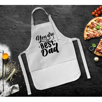 You are the best Dad, Ποδιά Σεφ Ολόσωμη Παιδική (με ρυθμιστικά και 2 τσέπες)