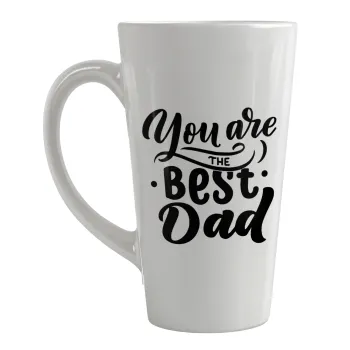 You are the best Dad, Κούπα κωνική Latte Μεγάλη, κεραμική, 450ml