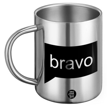 Bravo, BIG Mug Stainless steel double wall (450ml)