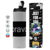 Tumbler stainless steel GREY 600ml