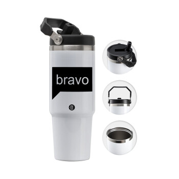 Bravo, 30oz stainless Steel Tumbler with Handle