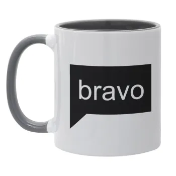 Bravo, Mug colored grey, ceramic, 330ml