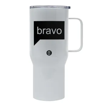 Bravo, Mega Stainless steel Tumbler with lid, double wall 750L