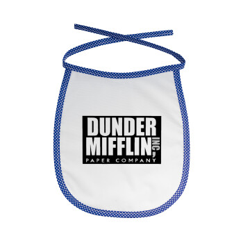 Dunder Mifflin, Inc Paper Company, Σαλιάρα μωρού αλέκιαστη με κορδόνι Μπλε