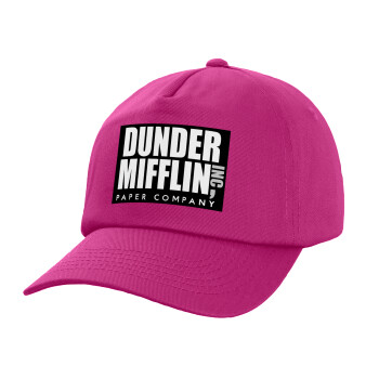 Dunder Mifflin, Inc Paper Company, Καπέλο Baseball, 100% Βαμβακερό, Low profile, purple