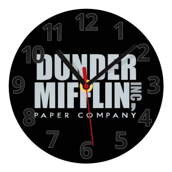Dunder Mifflin, Inc Paper Company, Ρολόι τοίχου γυάλινο (20cm)