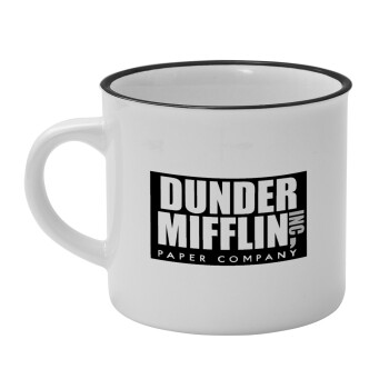 Dunder Mifflin, Inc Paper Company, Κούπα κεραμική vintage Λευκή/Μαύρη 230ml