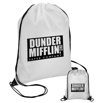 Dunder Mifflin, Inc Paper Company, Τσάντα πουγκί με μαύρα κορδόνια (1 τεμάχιο)