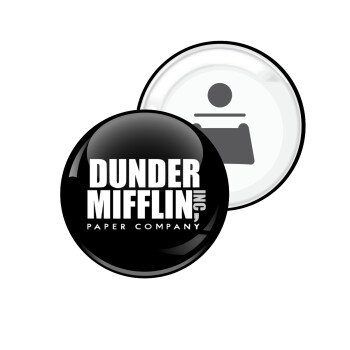 Dunder Mifflin, Inc Paper Company, Μαγνητάκι και ανοιχτήρι μπύρας στρογγυλό διάστασης 5,9cm