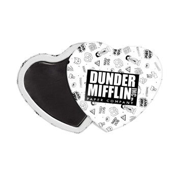 Dunder Mifflin, Inc Paper Company, Μαγνητάκι καρδιά (57x52mm)