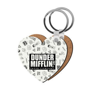 Dunder Mifflin, Inc Paper Company, Μπρελόκ Ξύλινο καρδιά MDF