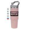 Pink color, 890ml (30oz) stainless Steel Tumbler with Handle