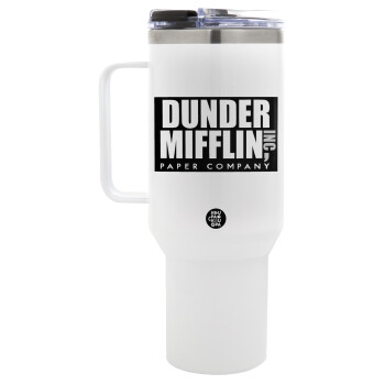 Dunder Mifflin, Inc Paper Company, Mega Stainless steel Tumbler with lid, double wall 1,2L
