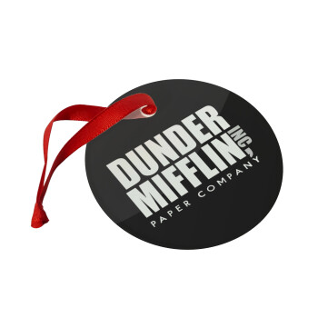 Dunder Mifflin, Inc Paper Company, Χριστουγεννιάτικο στολίδι γυάλινο 9cm