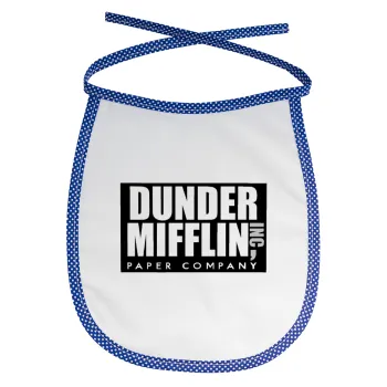 Dunder Mifflin, Inc Paper Company, Σαλιάρα μωρού αλέκιαστη με κορδόνι Μπλε