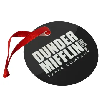 Dunder Mifflin, Inc Paper Company, Christmas ornament glass 9cm