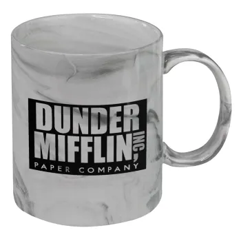 Dunder Mifflin, Inc Paper Company, Mug ceramic marble style, 330ml