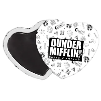 Dunder Mifflin, Inc Paper Company, Μαγνητάκι καρδιά (57x52mm)
