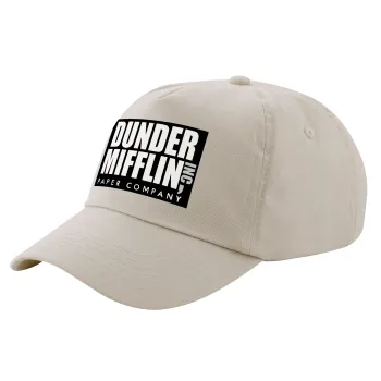 Dunder Mifflin, Inc Paper Company, Μπεζ (SAND) Πεντάφυλλο Καπέλο Ενηλίκων Βαμβακερό (UNISEX, ONE SIZE)
