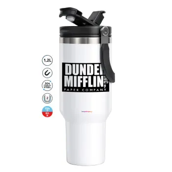 Dunder Mifflin, Inc Paper Company, Mega Stainless steel Tumbler with lid, double wall 1,2L