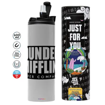Dunder Mifflin, Inc Paper Company, Tumbler stainless steel GREY 600ml