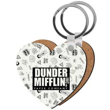 Dunder Mifflin, Inc Paper Company, Μπρελόκ Ξύλινο καρδιά MDF