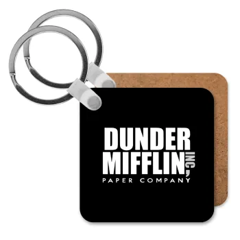 Dunder Mifflin, Inc Paper Company, Μπρελόκ Ξύλινο τετράγωνο MDF