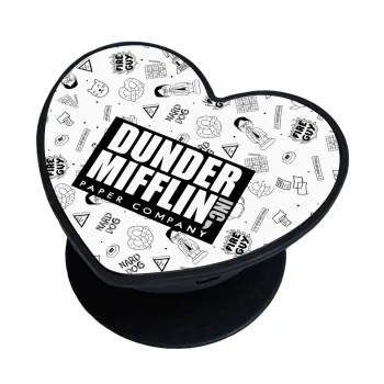 Dunder Mifflin, Inc Paper Company, Phone Holders Stand  καρδιά Μαύρο Βάση Στήριξης Κινητού στο Χέρι