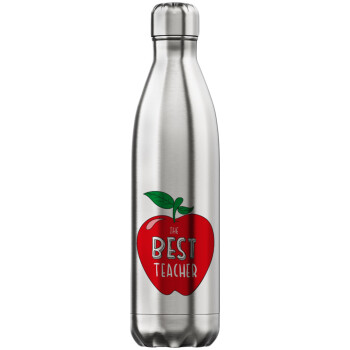 Best teacher, Inox (Stainless steel) hot metal mug, double wall, 750ml