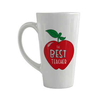 Best teacher, Κούπα κωνική Latte Μεγάλη, κεραμική, 450ml