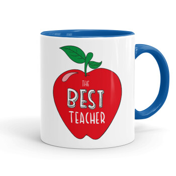 Best teacher, Mug colored blue, ceramic, 330ml
