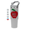 GREY color, 890ml (30oz) stainless Steel Tumbler with Handle