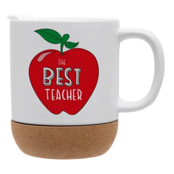 Best teacher, Ceramic coffee mug Cork (MAT), 330ml