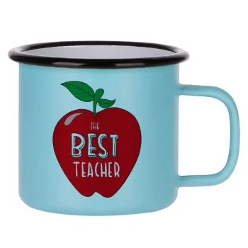 Best teacher, Κούπα Μεταλλική εμαγιέ ΜΑΤ σιέλ 360ml