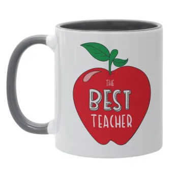 Best teacher, Mug colored grey, ceramic, 330ml