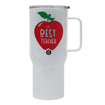 Best teacher, Mega Stainless steel Tumbler with lid, double wall 750L