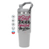 GREY color, 890ml (30oz) stainless Steel Tumbler with Handle