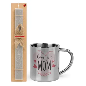Mother's day I Love you Mom heart — 1