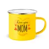 Yellow Enamel Metallic Cup 360ml